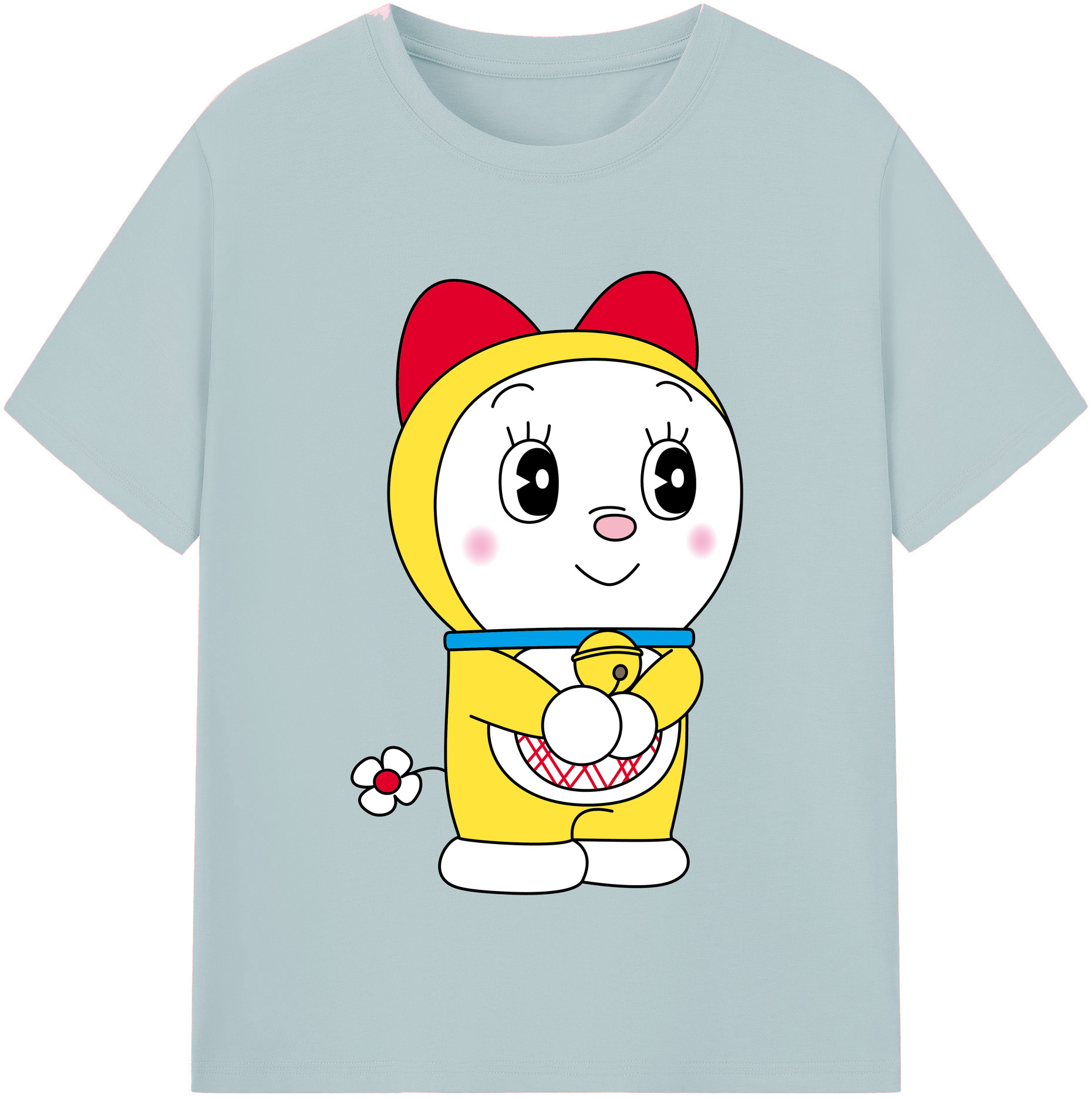 （画像用） ドラえもん ドラミ Doraemon Dorami 綿100％半袖Tシャツ（フロントプリント）